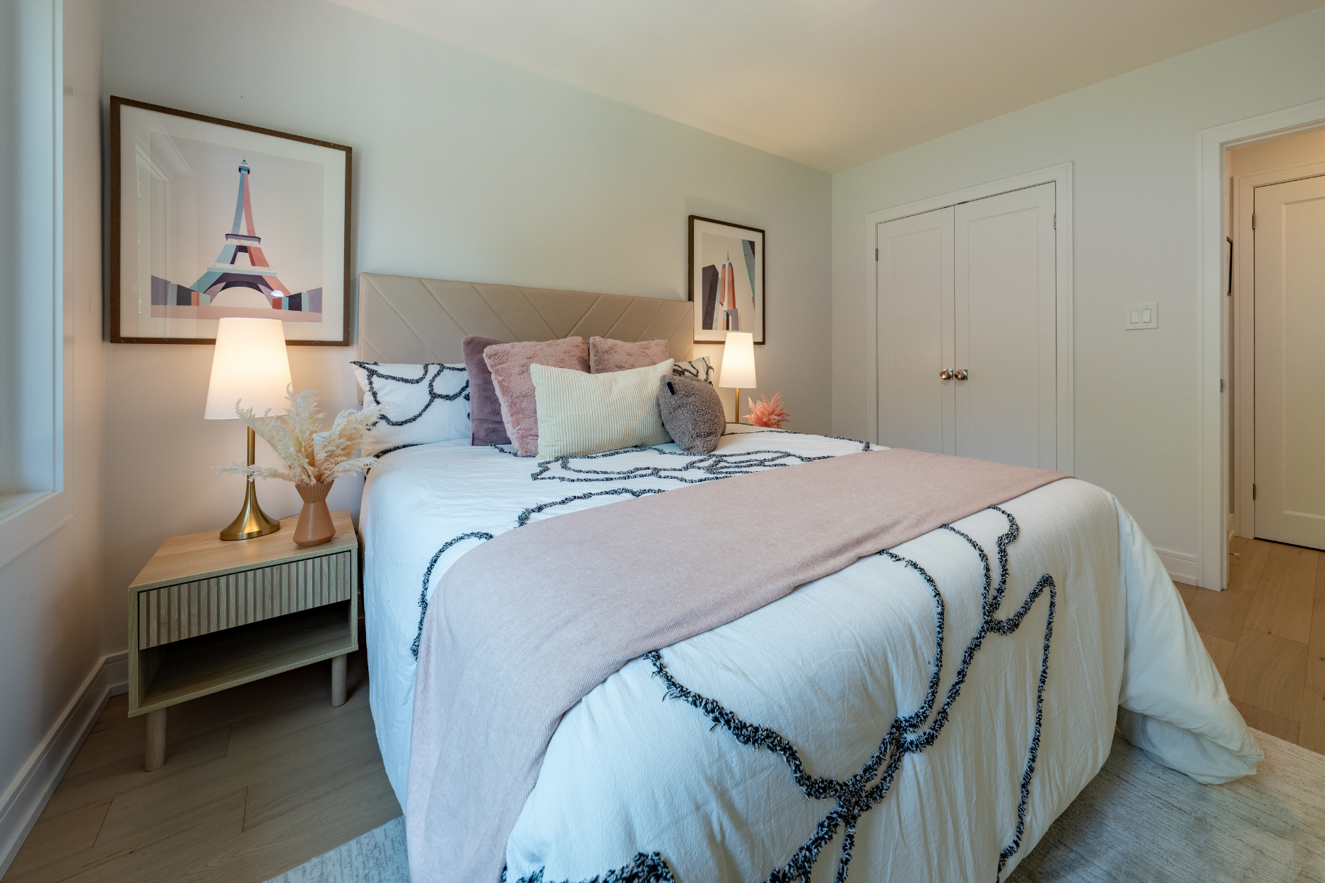 Lower-level suite living space with private entrance
